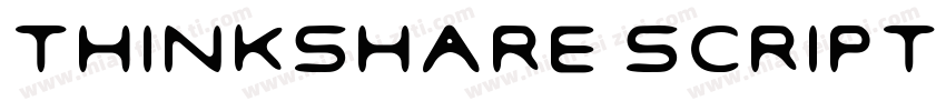 Thinkshare Script Re字体转换